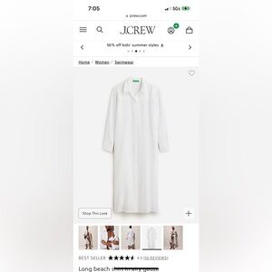 Long Beach shirt in airy gauze. Brand new still in packaging.